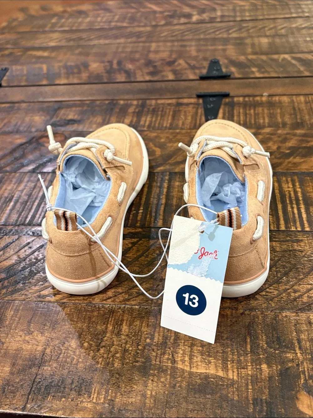Cat & Jack Kids Suede Boat Shoes in Tan